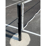 Gared Pickleball Replacement Posts Heavy-Duty 3″ Steel with Winch & Pulley PKLBPB