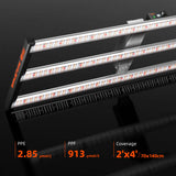 Spider Farmer SE4500 EVO 320 Watt LED Grow Light Dimmable Full Spectrum for Indoor Veg Flower