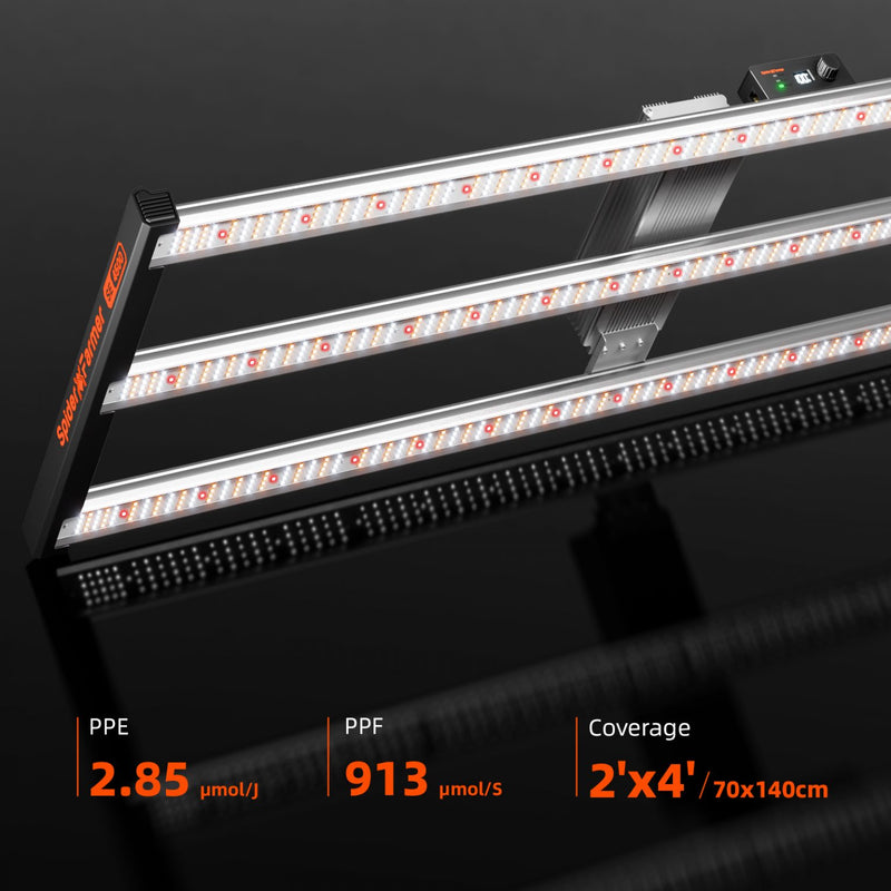 Spider Farmer SE4500 EVO 320 Watt LED Grow Light Dimmable Full Spectrum for Indoor Veg Flower