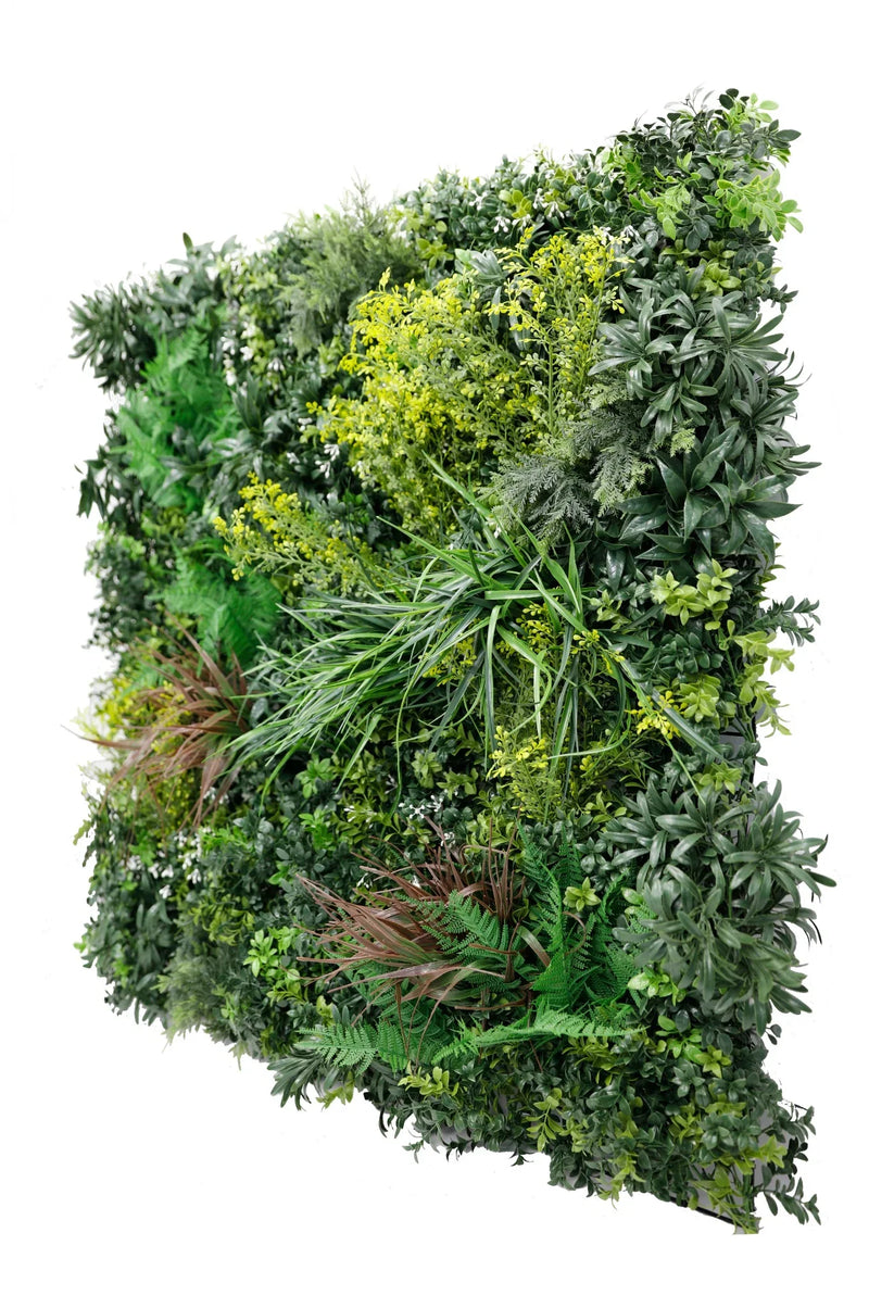 Designer Plants USA Tropical Vibe Artificial Vertical Garden Wall 35" x 35" UV Resistant