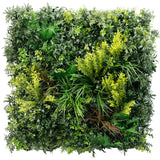 Designer Plants USA Tropical Vibe Artificial Vertical Garden Wall 35" x 35" UV Resistant