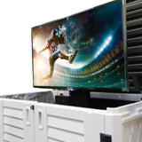 MirageVision Econo Lift with Silver Series 43" or 50" Outdoor TV Lift Cabinet