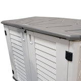 MirageVision Econo Lift with Silver Series 43" or 50" Outdoor TV Lift Cabinet