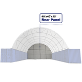 Chery Industrial Back Wall for Container Canopy Shelter 40'x40'x15'