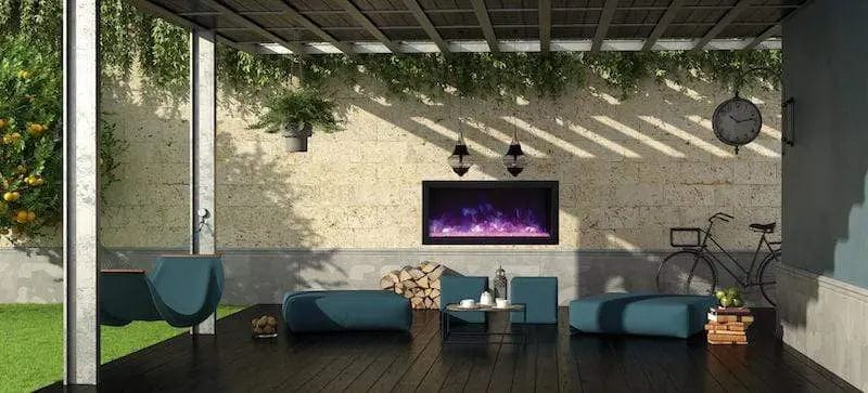 Remii Extra Slim 35" Built-In Electric Fireplace 102735-XS