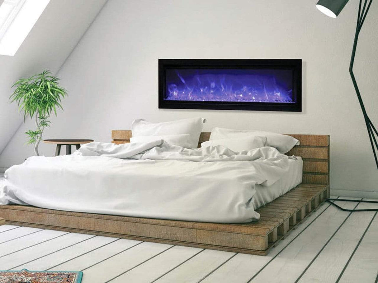 Remii Wall Mount Basic 42" Electric Fireplace 4,500 BTU WM-42-LUMINA