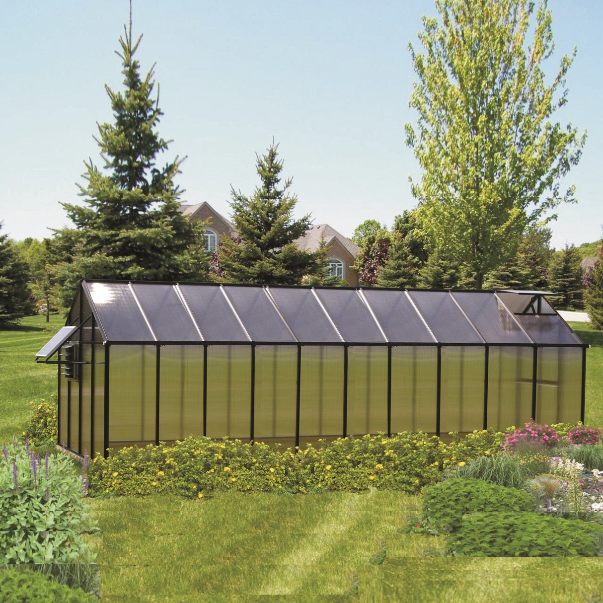 Riverstone MONT Moheat Solar 8mm Twin-Wall Polycarbonate Greenhouse Kit