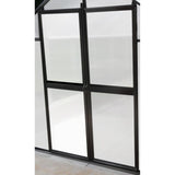 Riverstone MONT Growers Edition 8 ft × 8 ft Aluminum Finish Greenhouse Kit with 8 mm Twin-Wall Polycarbonate