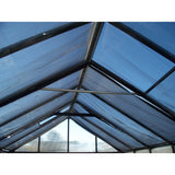 Riverstone MONT Premium 8 ft × 8 ft Black Finish Greenhouse Kit Package with 8 mm Twin-Wall Polycarbonate