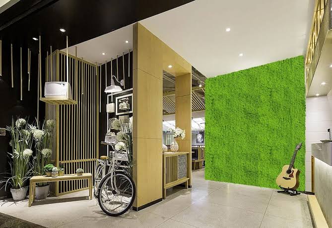 Designer Plants USA Faux Evergreen Moss Mat 33 SQ FT UV Resistant Commercial Grade UV Resistant