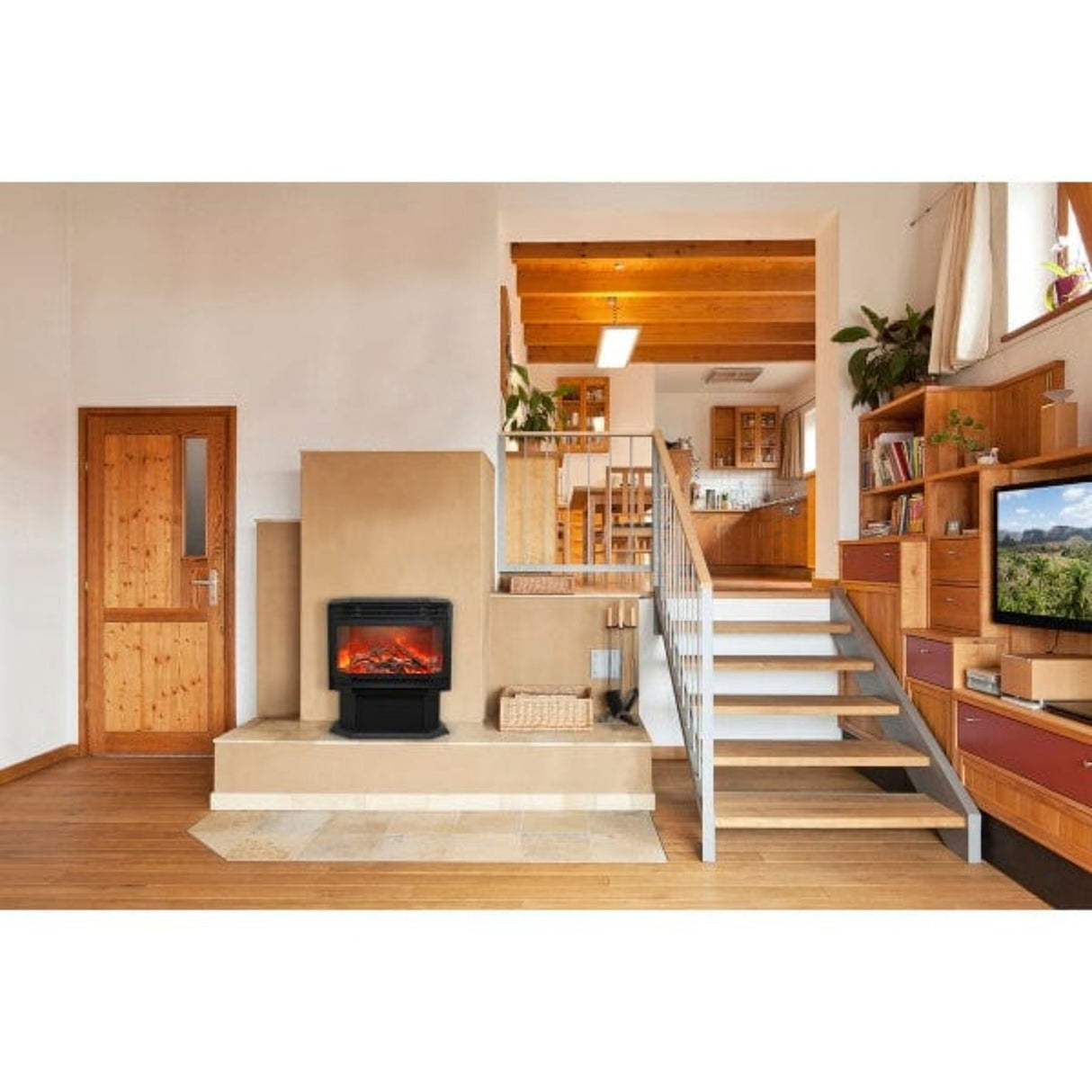 Sierra Flame Lumina 26" Freestanding Smart Electric Fireplace 1500W FS-26-922-LUMINA