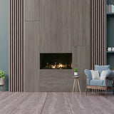 Sierra Flame Stanford 40" Direct Vent Linear Liquid Propane Gas Fireplace 25,000 BTU Vienna 40