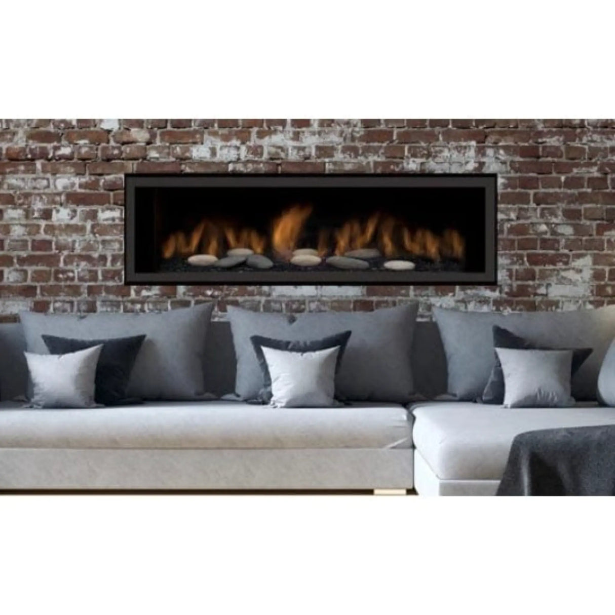 Sierra Flame Stanford 65" Direct Vent Linear LP Gas Fireplace 38,000 BTU