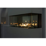 Sierra Flame Stanford 48" 4-Sided See-Through Fireplace NG LYON-48-NG-58TTRK