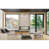 Sierra Flame Stanford 48" 4-Sided See-Through Fireplace NG LYON-48-NG-58TTRK