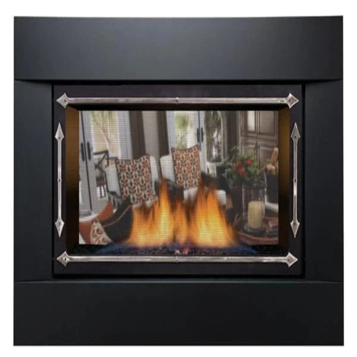 Sierra Flame Stanford 36" See-Thru Direct Vent Linear Liquid Propane Fireplace 20,000 BTU STANFORD-36-LP