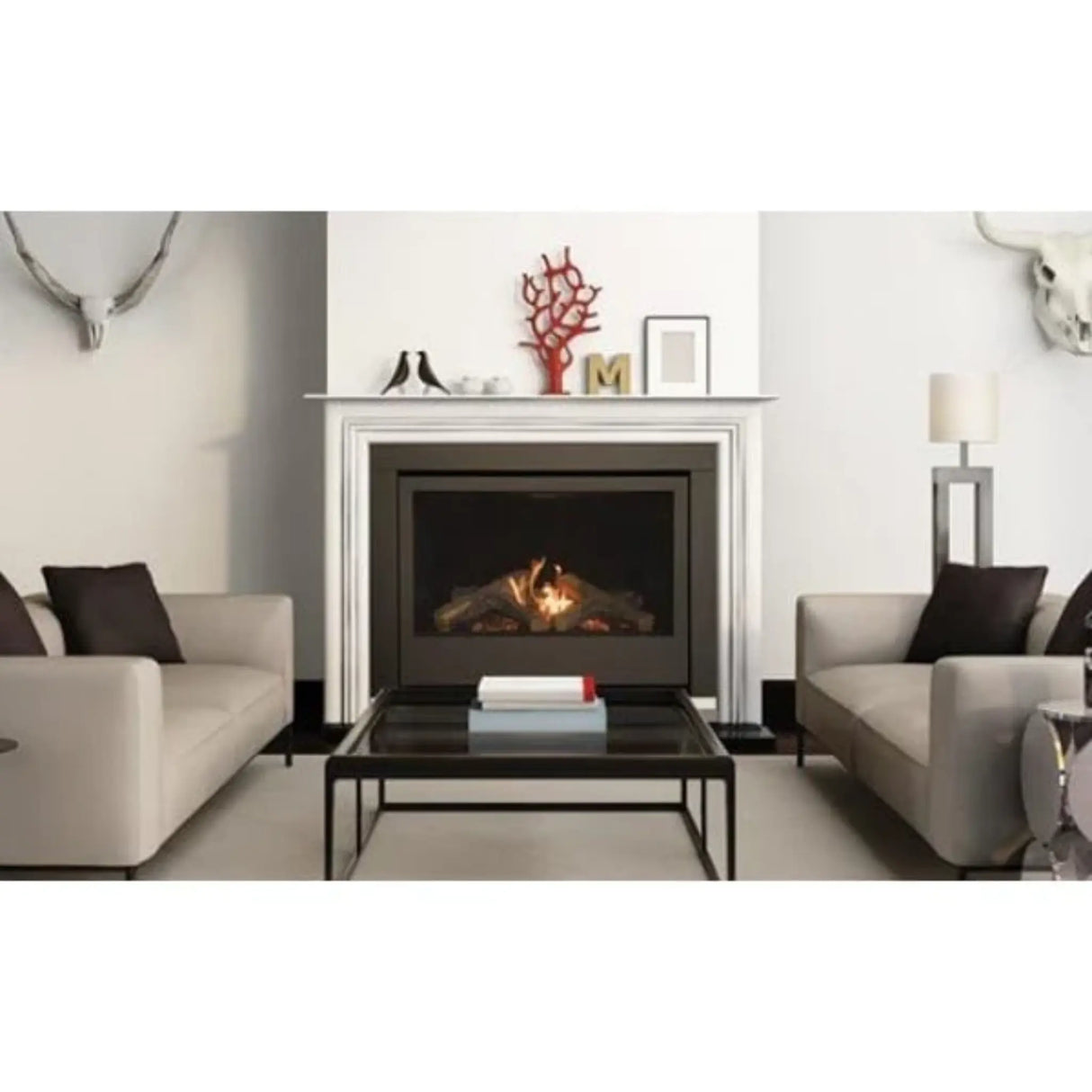 Sierra Flame Stanford 36" Direct Vent Fireplace Liquid Propane 26,000 BTU THOMPSON-36-DELUXE-LP