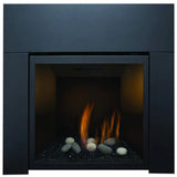 Sierra Flame Stanford 30" Deluxe Direct Vent Insert with Ceramic Brick Panels & Log Set Liquid Propane 26,000 BTU STANFORD-30-LP-DELUXE