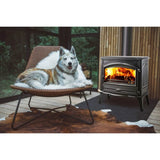 Sierra Flame Stanford Wood Burning Stove Cast Iron Black Colour Finish W76