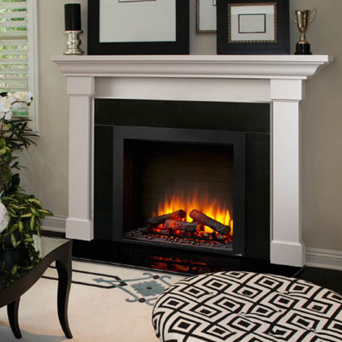 SimpliFire 30-Inch Built-In Electric Fireplace