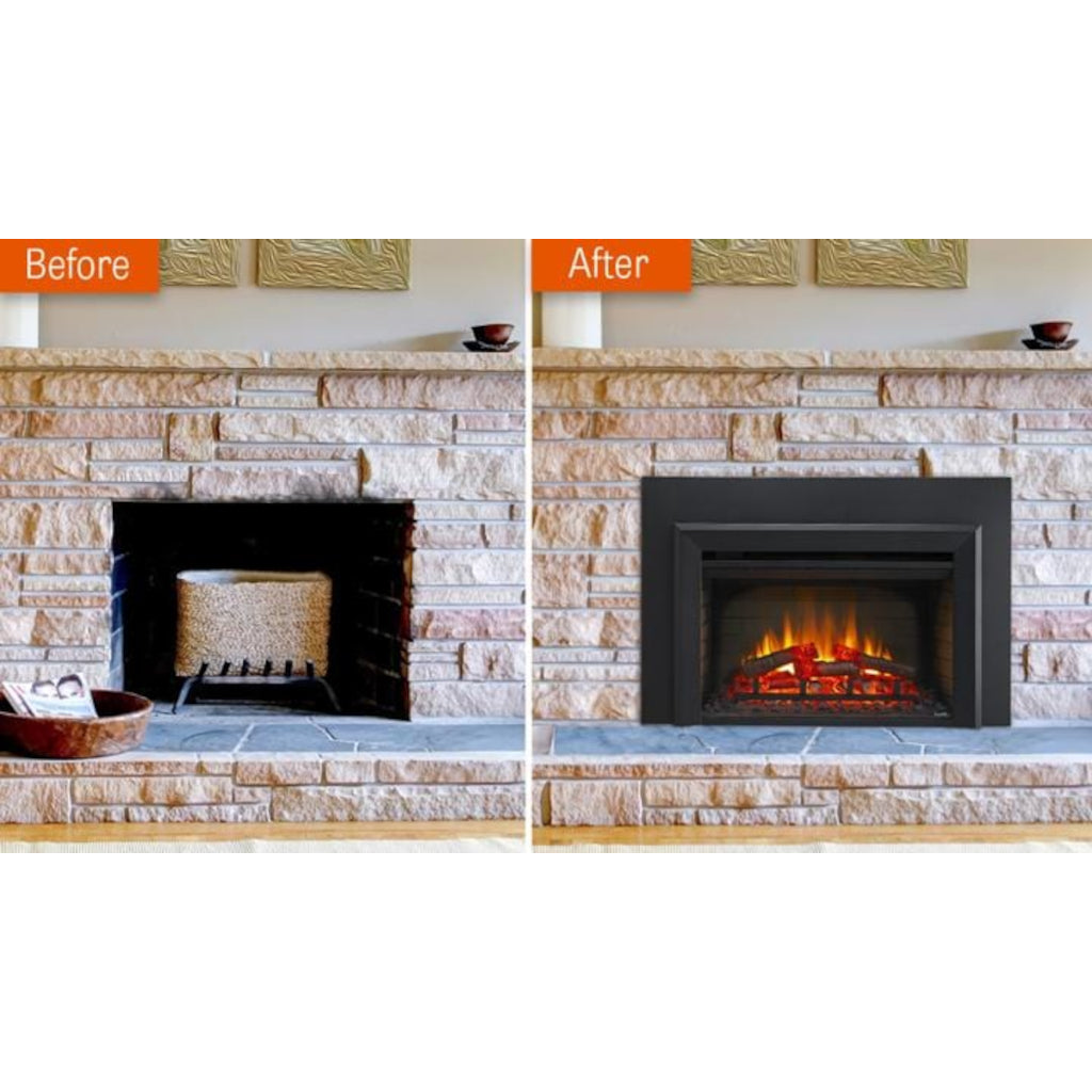 SimpliFire 35-Inch Traditional Electric Fireplace Insert