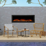 SimpliFire Forum Outdoor Electric Fireplace