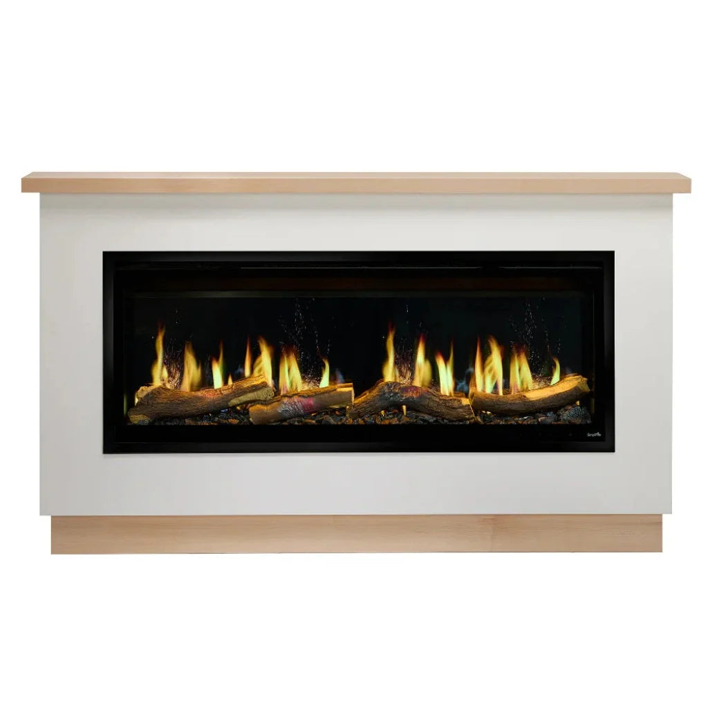SimpliFire Allusion Edge 50" Linear Built-In Virtual Electric Fireplace