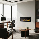 SimpliFire Allusion Edge 50" Linear Built-In Virtual Electric Fireplace