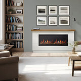 SimpliFire Allusion Edge 50" Linear Built-In Virtual Electric Fireplace