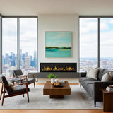 SimpliFire Allusion Edge 78-Inch Linear Built-In Virtual Electric Fireplace