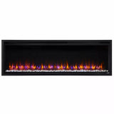 SimpliFire Allusion Platinum 60-Inch Wall Mount/Recessed Linear Electric Fireplace