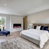 SimpliFire Allusion Platinum Recessed Linear Electric Fireplace