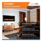 SimpliFire Allusion Recessed Linear Electric Fireplace