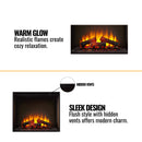 SimpliFire Built-In Traditional Electric Fireplace
