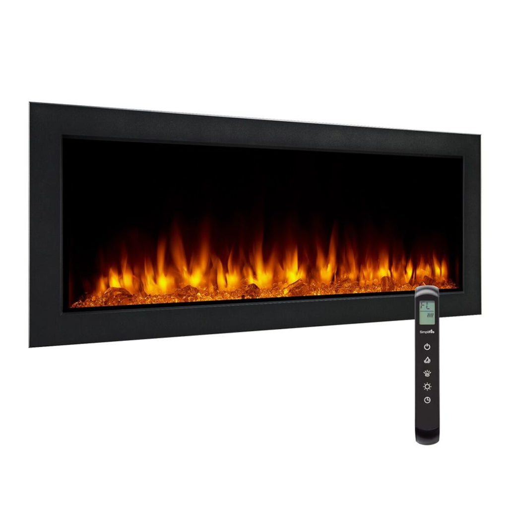 SimpliFire Forum Outdoor 43-Inch Built-In/Recessed Linear Electric Fireplace