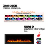 SimpliFire Forum Outdoor Electric Fireplace