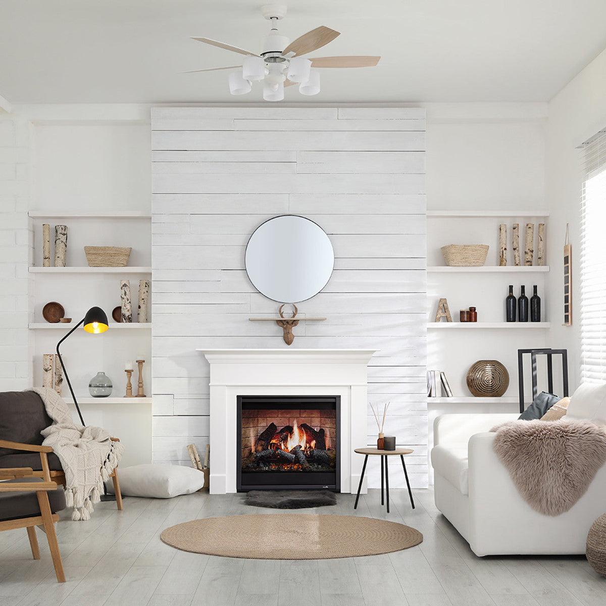 SimpliFire 36-Inch Inception Traditional Electric Fireplace