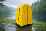 Sonmez Outdoor Inflatable Toilet Shower Tent Portable Privacy Tent with Digital Air Pump