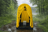 Sonmez Outdoor Inflatable Toilet Shower Tent Portable Privacy Tent with Digital Air Pump