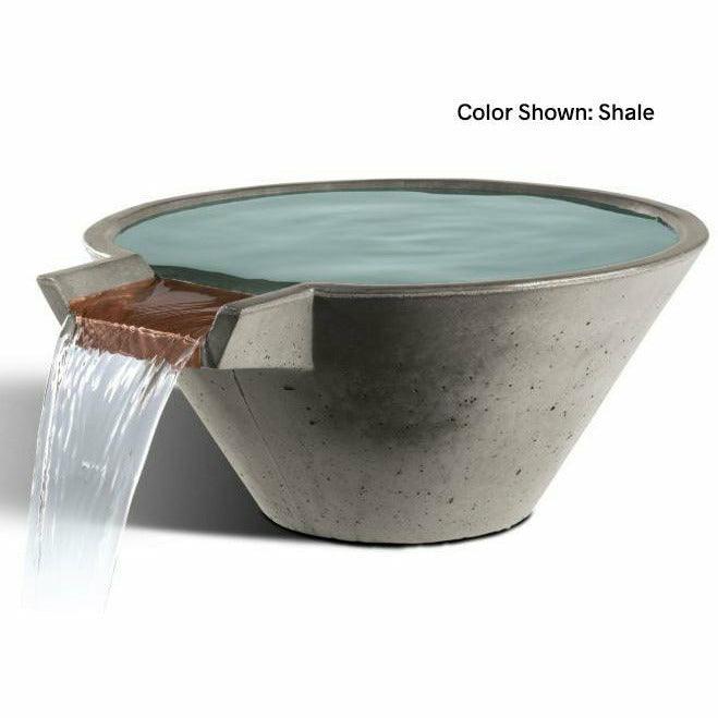 Slick Rock Concrete - Cascade Conical Water Bowl