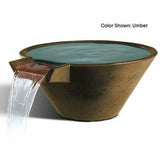 Slick Rock Concrete - Cascade Conical Water Bowl