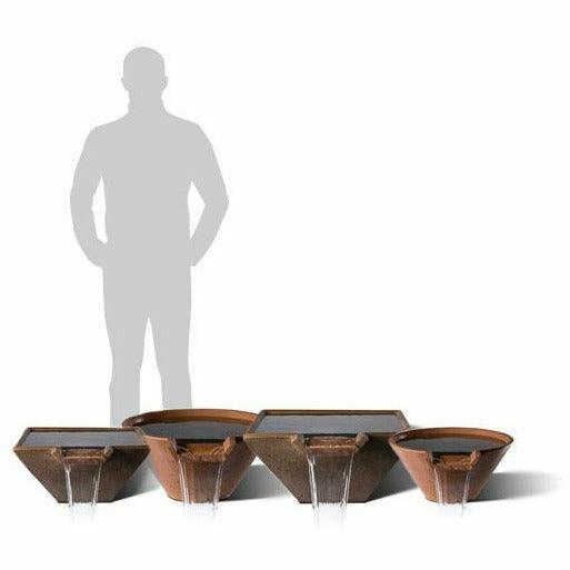 Slick Rock Concrete - Cascade Conical Water Bowl