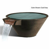 Slick Rock Concrete - Cascade Conical Water Bowl