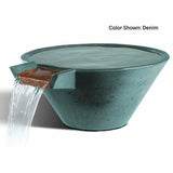 Slick Rock Concrete - Cascade Conical Water Bowl