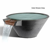 Slick Rock Concrete - Cascade Conical Water Bowl