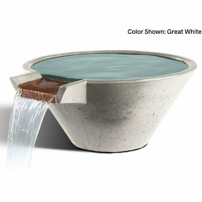 Slick Rock Concrete - Cascade Conical Water Bowl