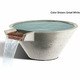 Slick Rock Concrete - Cascade Conical Water Bowl