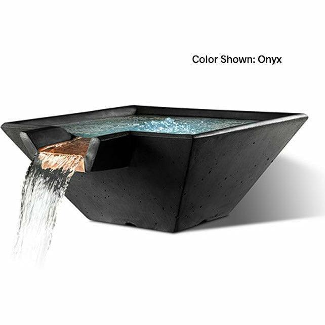 Slick Rock Concrete - Cascade Square Water Bowl