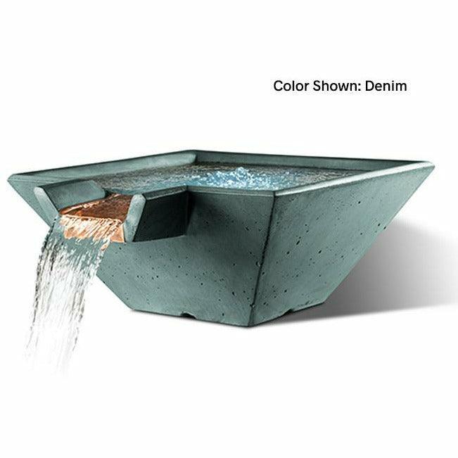 Slick Rock Concrete - Cascade Square Water Bowl