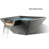Slick Rock Concrete - Cascade Square Water Bowl
